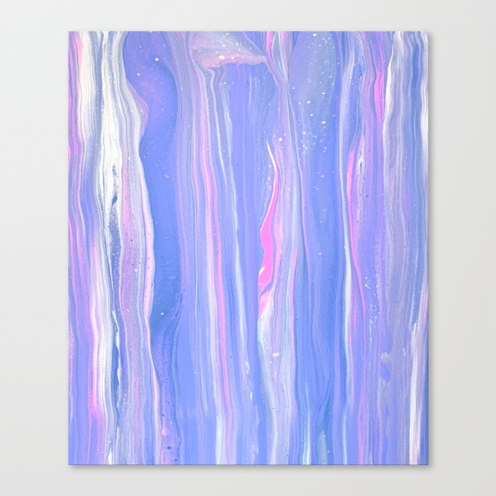 Pink Flame Lavender Canvas Print