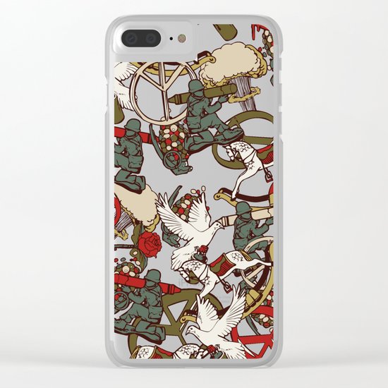 Warpaint & Peace Clear iPhone Case