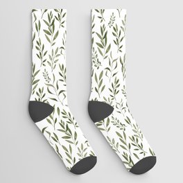 Eucalyptus - green leaves Socks