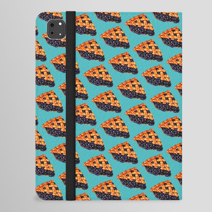 Blueberry Pie Pattern iPad Folio Case