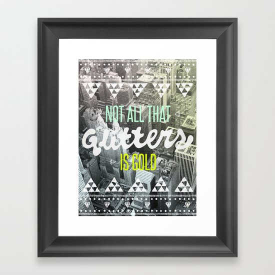 GOLDEN Framed Art Print