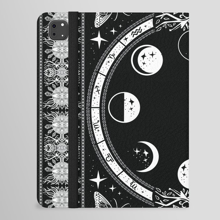 Astrological Moon Phase Magical Witchy  iPad Folio Case