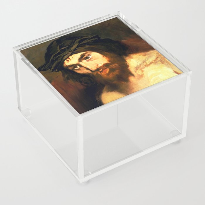 Head of Christ by Edouard Manet Acrylic Box