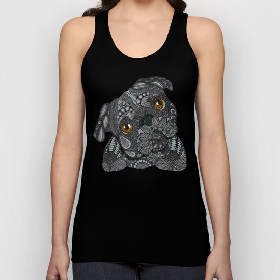 Black Pug 2016 Unisex Tank Top
