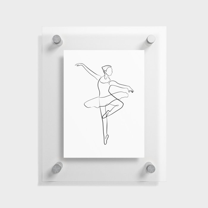 Ballerina Art Print, Ballerina Art, Ballet Dancer, girl ballet art, Ballet Wall Art, Ballet Dancer, Art, Ballet Art Print, Ballerina Gift, Ballet Poster, Ballet tutu Art, Ballet Lover Gift,  Floating Acrylic Print