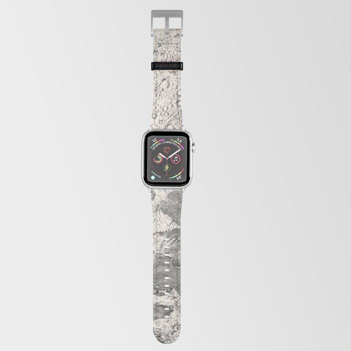 Cassini Moon Illustration Apple Watch Band
