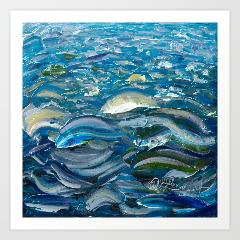 Original Oil Painting With Palette Knife On Canvas Impressionist