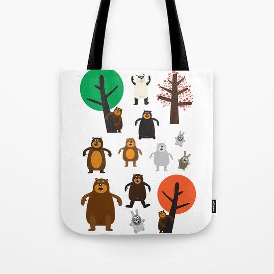 Bears, grizzly and other Tote Bag