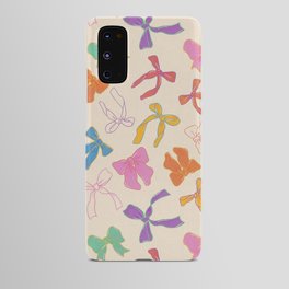 Vintage Coquette Colorful Bows Pattern Android Case