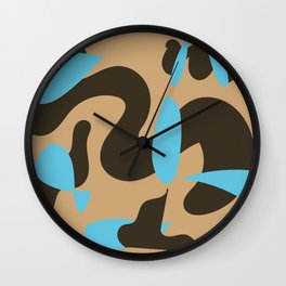 Abstract Number 2 Wall Clock