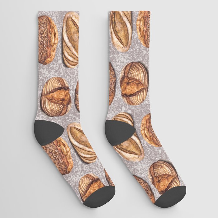 Freshly Baked Bread - Bread Lovers Artwork  Socks