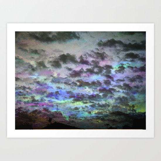 Colors Rolling in Art Print