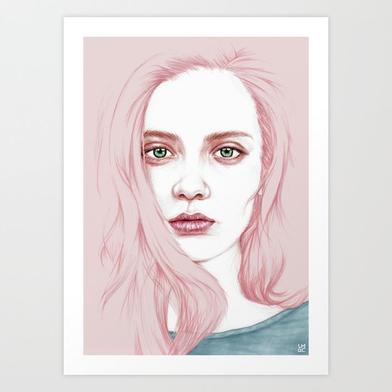 GIRL Art Print