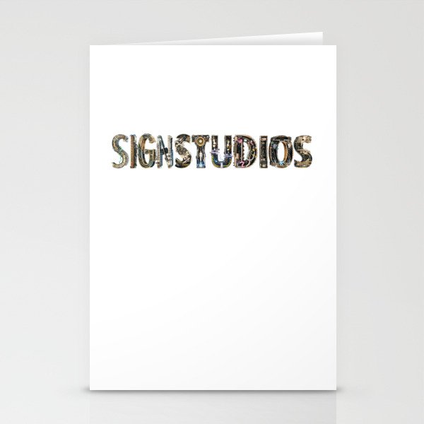 signstudios Logo Steampunk 3D Stationery Cards