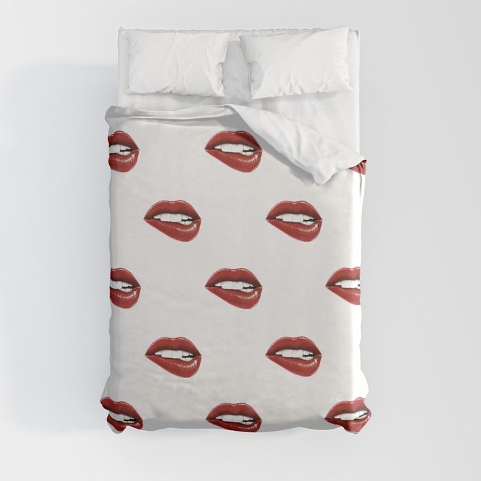 Lip Service Duvet Cover