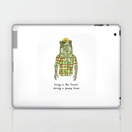 Lumberjack bear Laptop & iPad Skin