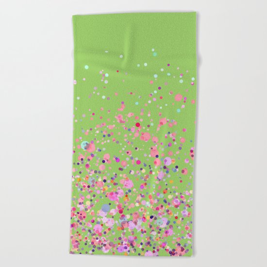 Joy || #society6 #decor #buyart Beach Towel