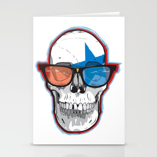 The 3D Star Punk Stationery Cards