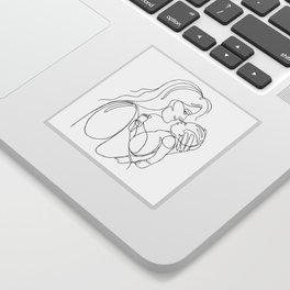 Mother and Child Sticker