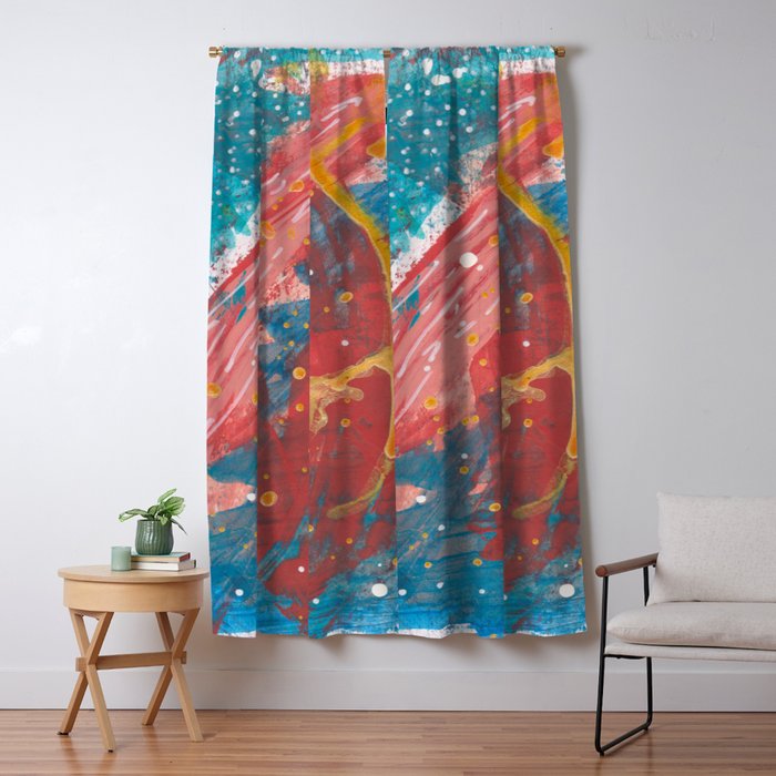 Whale Shark Spots Abstract Blackout Curtain By Vndesigns Society6