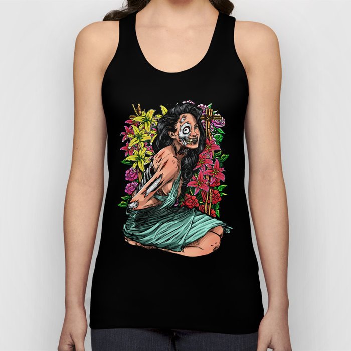 BEAUTIFUL AND FLOWERS Tank Top