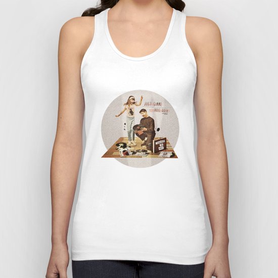 Just Gimme Indie Rock | Collage Unisex Tank Top