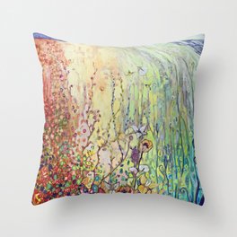 Crossing Over Throw Pillow