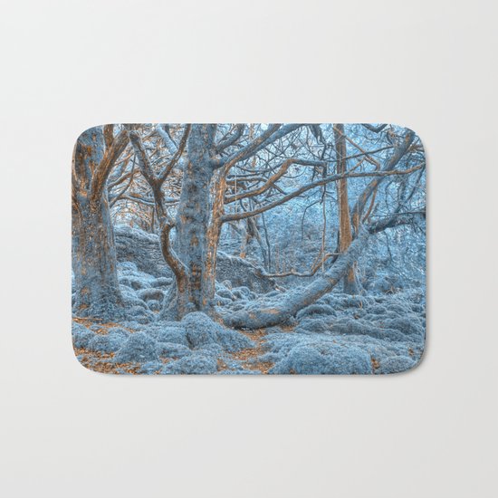 Sapphire Forest Bath Mat