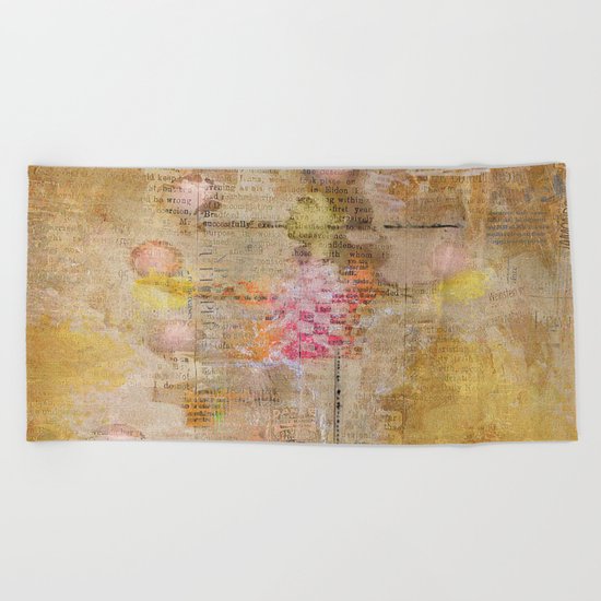 the juggler Beach Towel