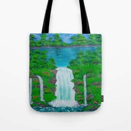 water falls Tote Bag