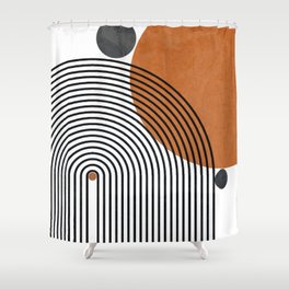 Modern Mid Century Shower Curtain