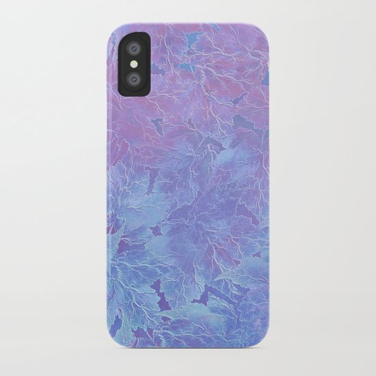 Frozen Leaves 3 iPhone Case