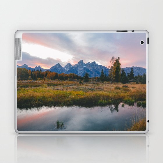 Grand Teton Sunset Laptop & iPad Skin