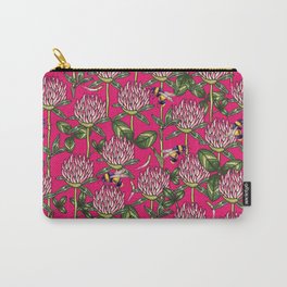 Red clover pattern Carry-All Pouch