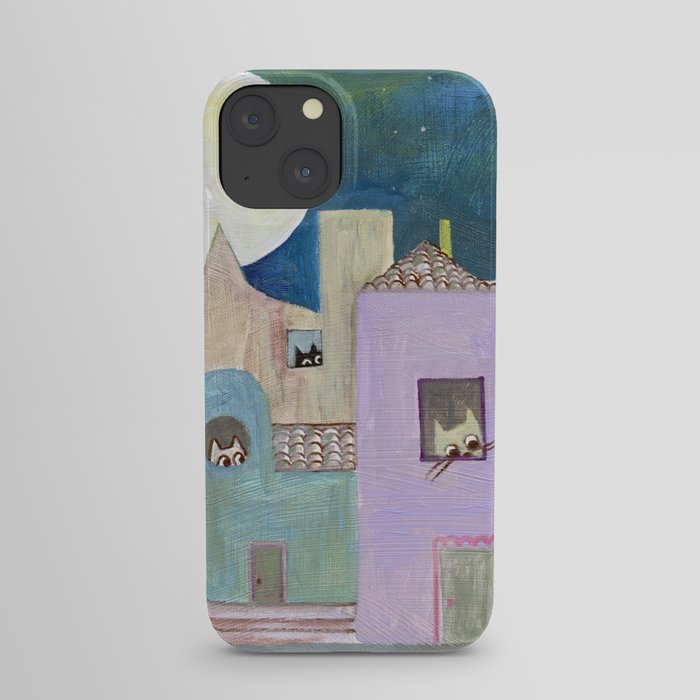 city of cats iPhone Case