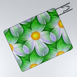 Floral Repeat Pattern 20 Picnic Blanket