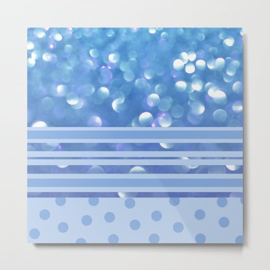 Blueberry Breeze Sherbet Metal Print