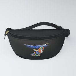 Watercolor Orca Fanny Pack