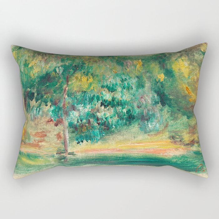 Pierre-Auguste Renoir - Paysage Rectangular Pillow