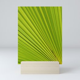 Palm leaf and Mediterranean sunlight 2 Mini Art Print