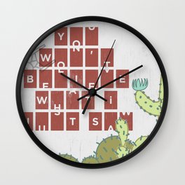 You Won't Believe What I Just Saw Wall Clock