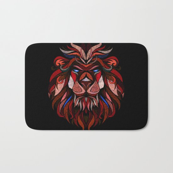 Red Lion Bath Mat