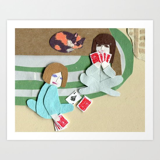 Cards Art Print