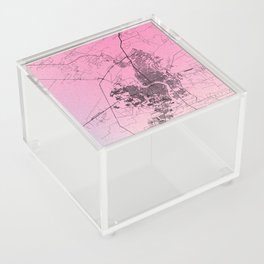 Laredo, USA - Aesthetic City Map Acrylic Box