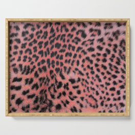 Pink leopard print Serving Tray