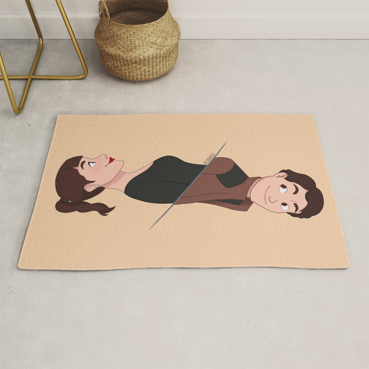 Han Solo And Qi Ra Rug By Byadiasa Society6