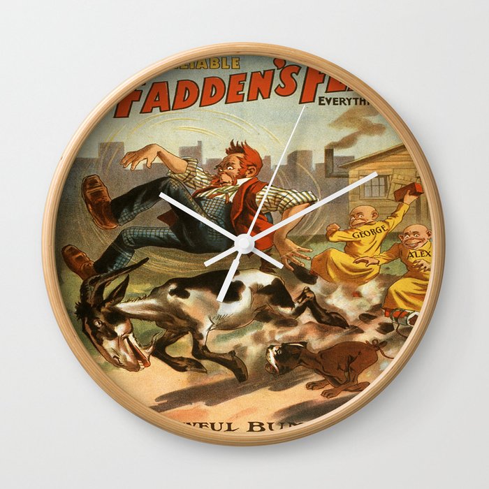 Vintage poster - McFadden's Flats Wall Clock