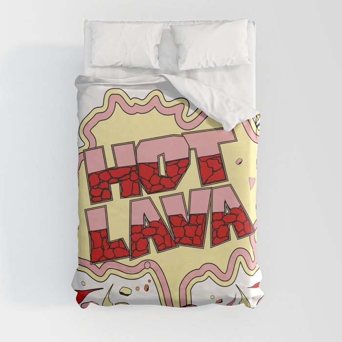 Hot Lava Duvet Cover