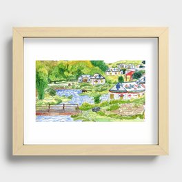 Camping Recessed Framed Print