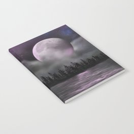 Moonrise Over the Bay Notebook
